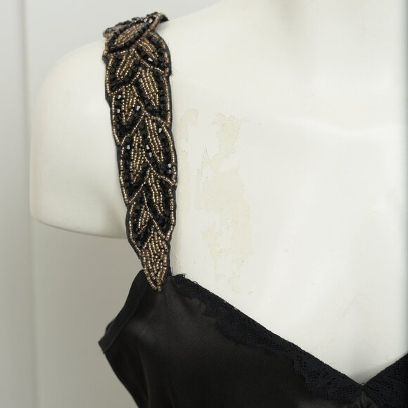 Le Chateau silk satin black top, Size XXS (0) - Picture 4 of 13